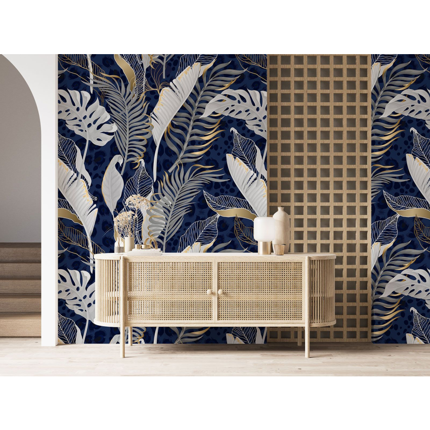 Papier peint motif XL - Motif botanique