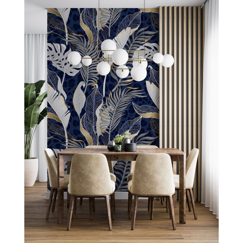 Papier peint motif XL - Motif botanique