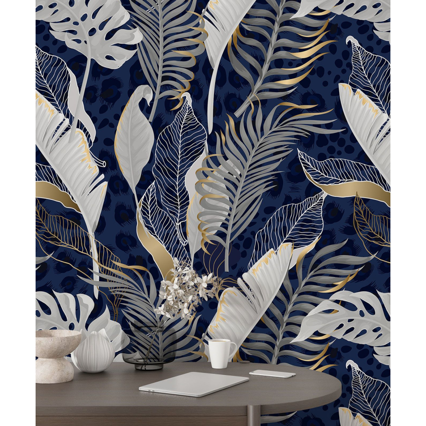 Papier peint motif XL - Motif botanique