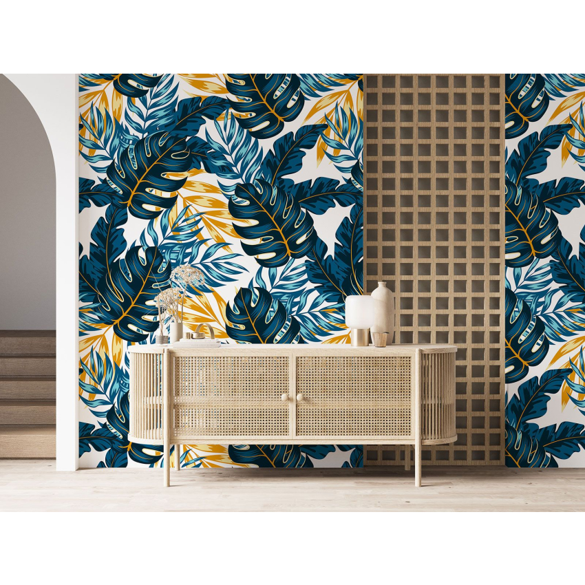 Papier peint motif XL - Motif botanique