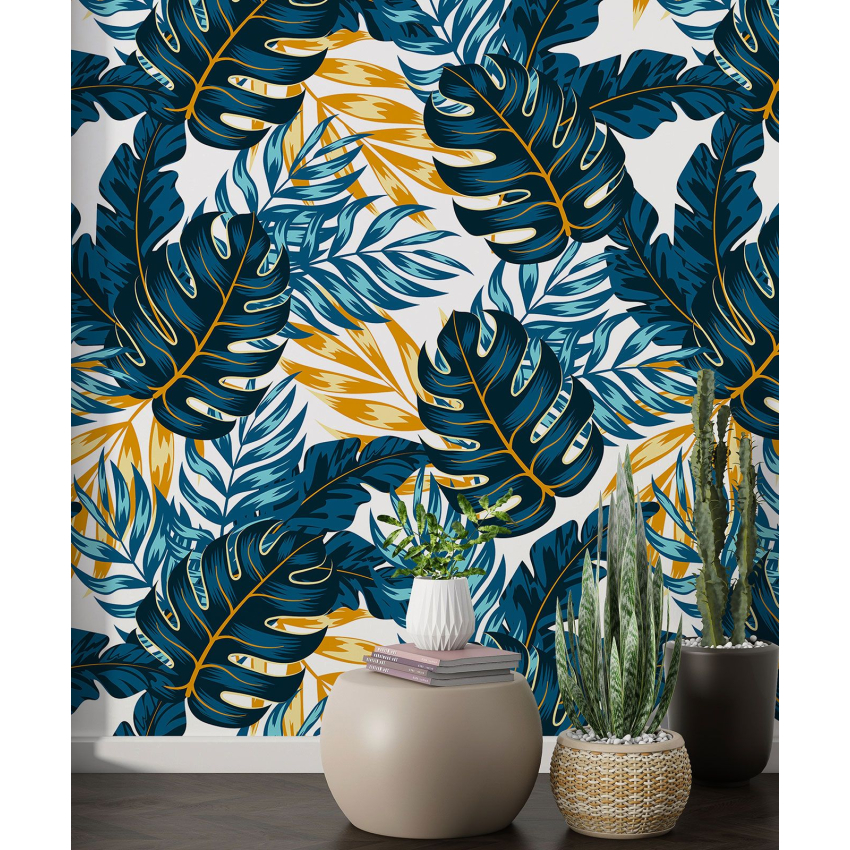Papier peint motif XL - Motif botanique