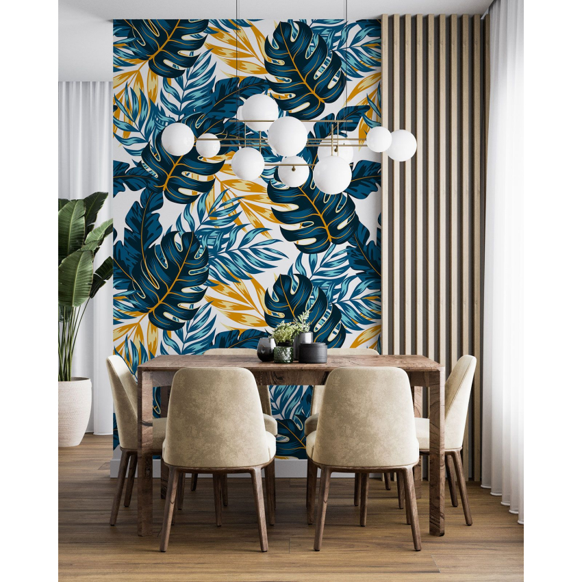 Papier peint motif XL - Motif botanique