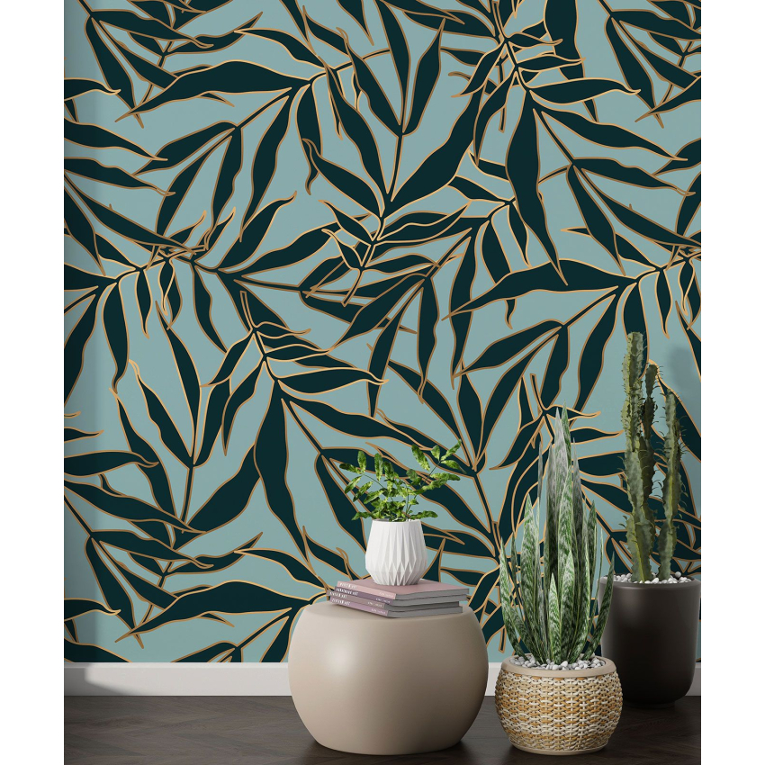 Papier peint motif XL - Motif botanique
