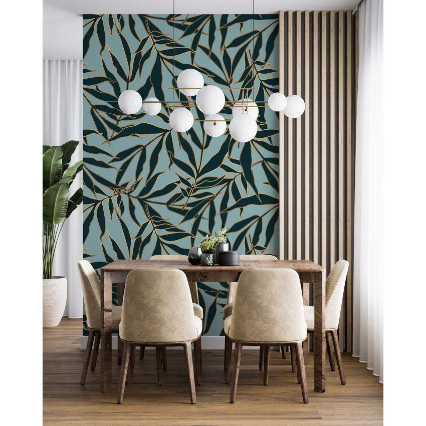 Papier peint motif XL - Motif botanique