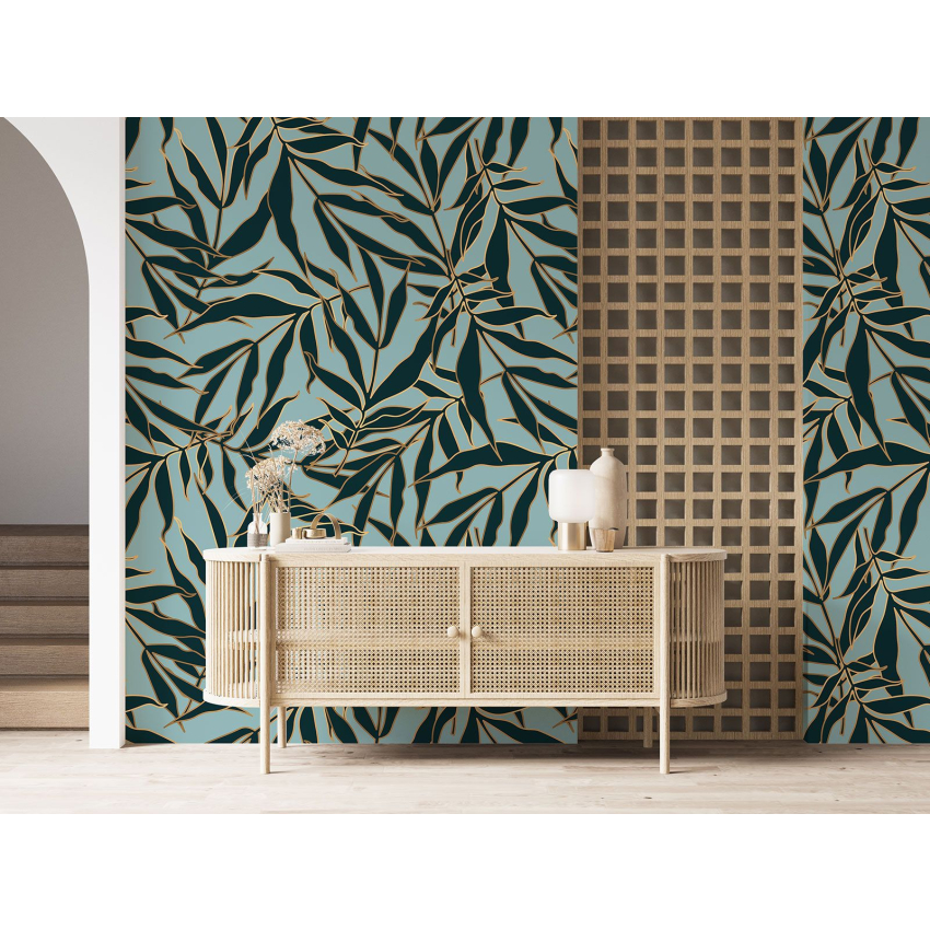 Papier peint motif XL - Motif botanique