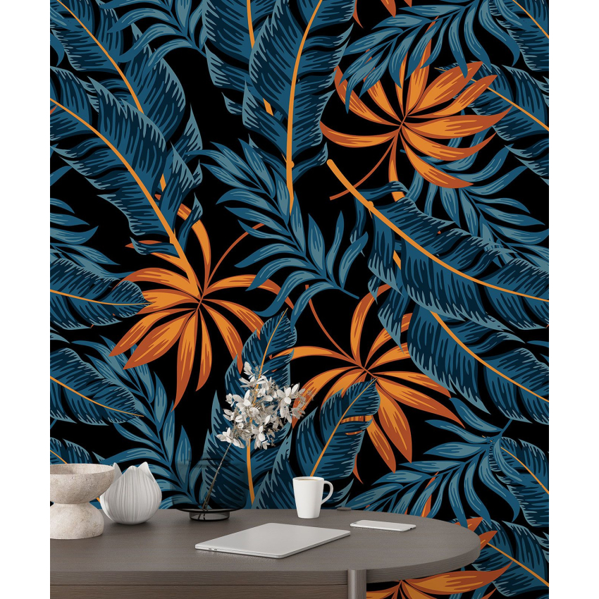 Papier peint motif XL - Motif botanique