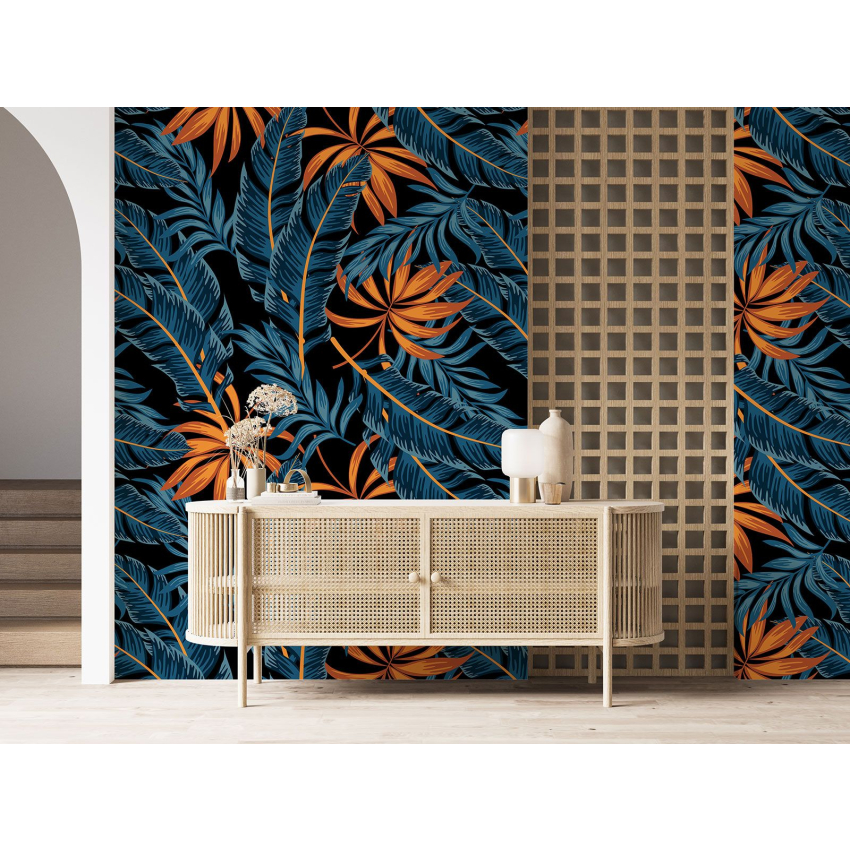 Papier peint motif XL - Motif botanique