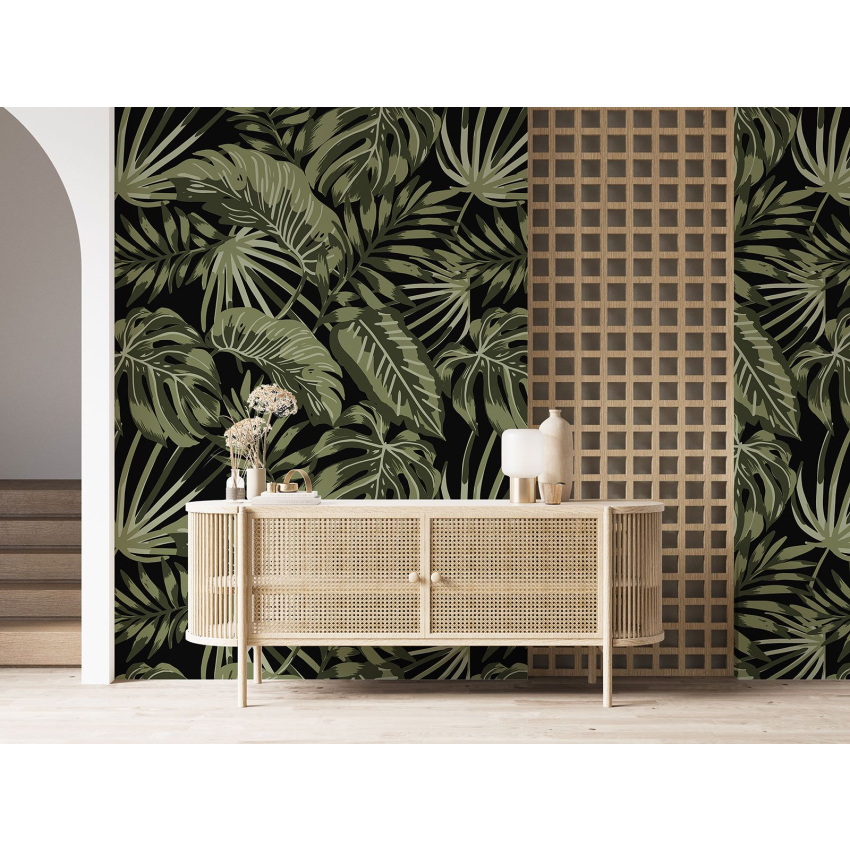Papier peint motif XL - Motif botanique