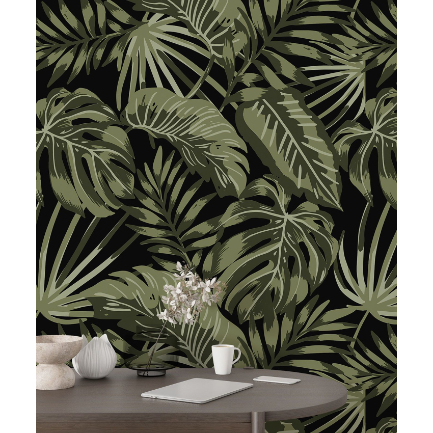 Papier peint motif XL - Motif botanique