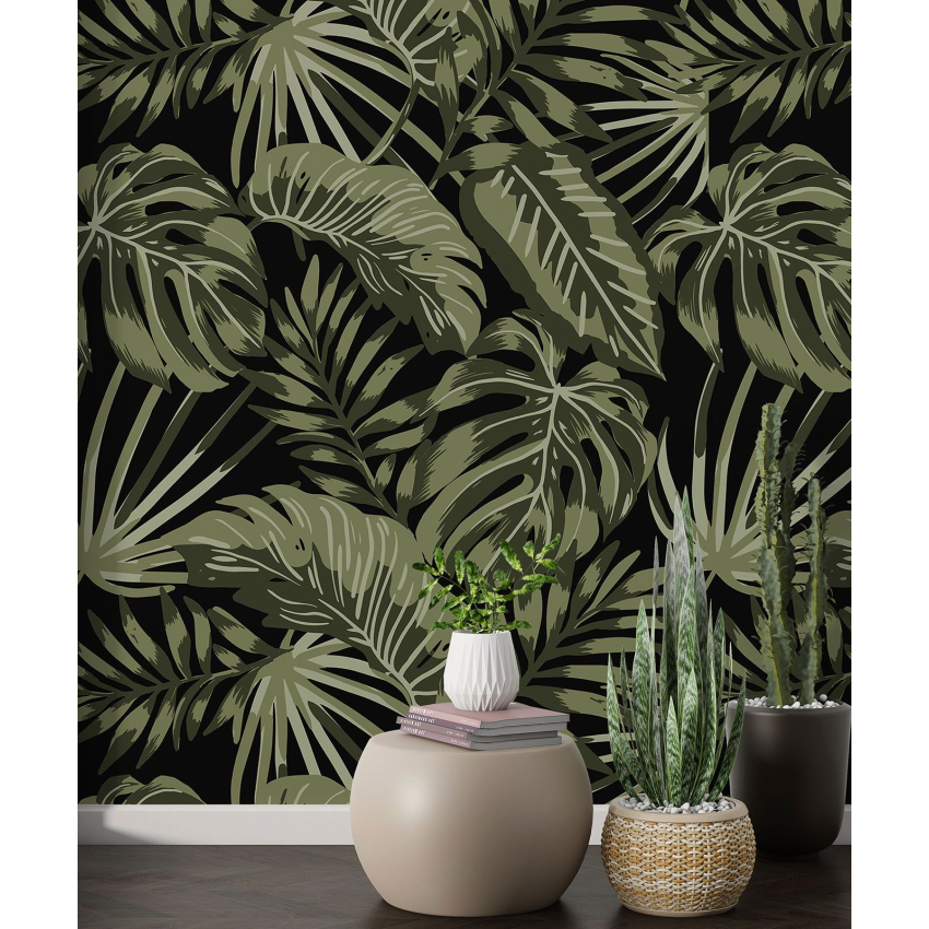 Papier peint motif XL - Motif botanique