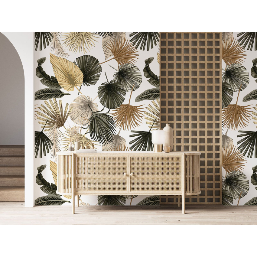 Papier peint motif XL - Motif botanique
