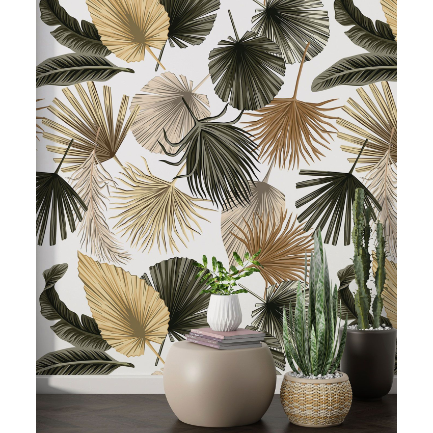 Papier peint motif XL - Motif botanique