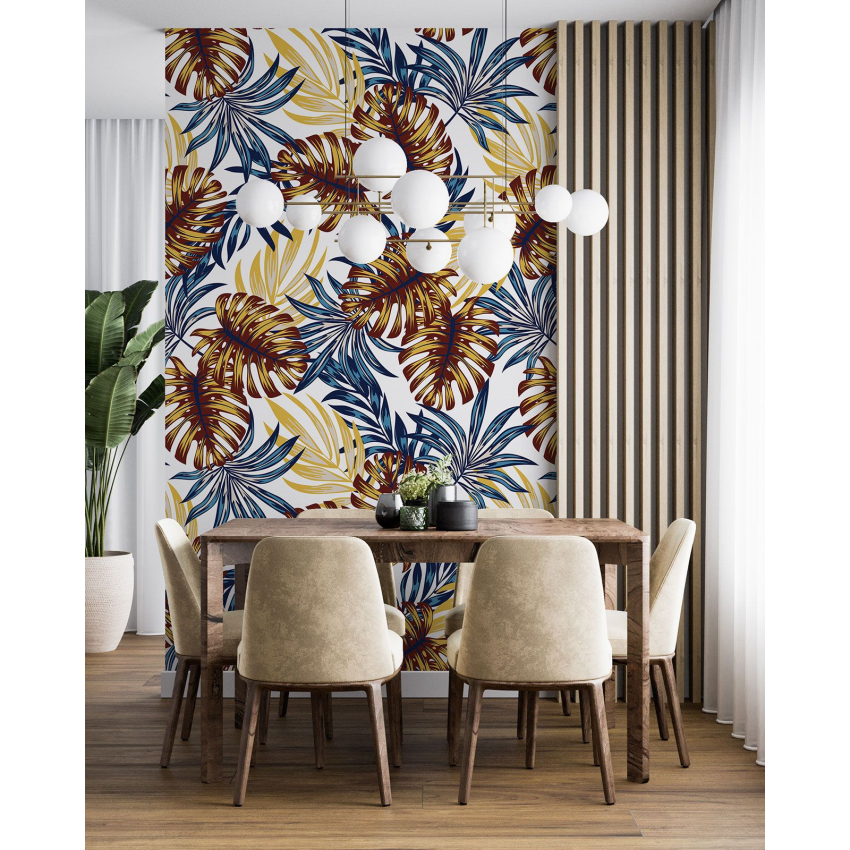Papier peint motif XL - Motif botanique