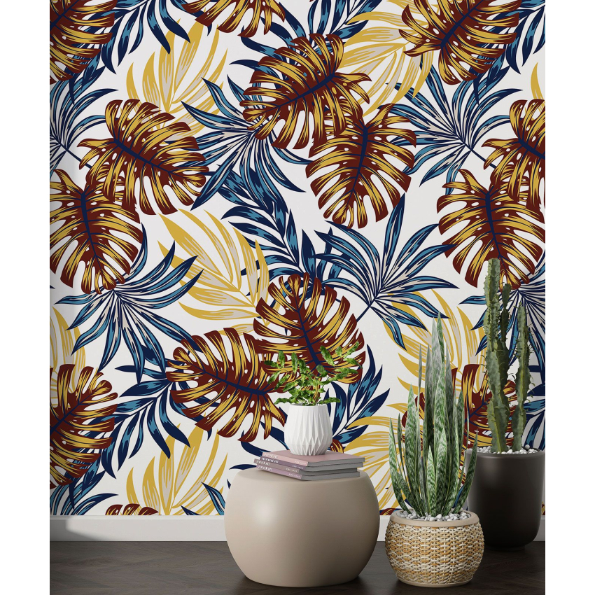 Papier peint motif XL - Motif botanique