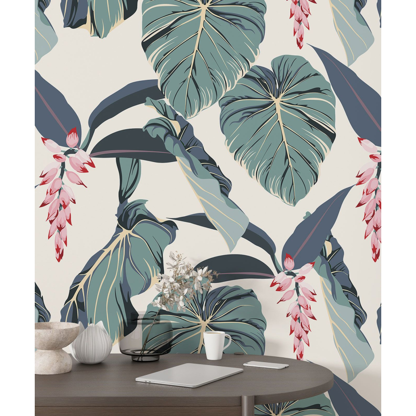 Papier peint motif XL - Motif botanique