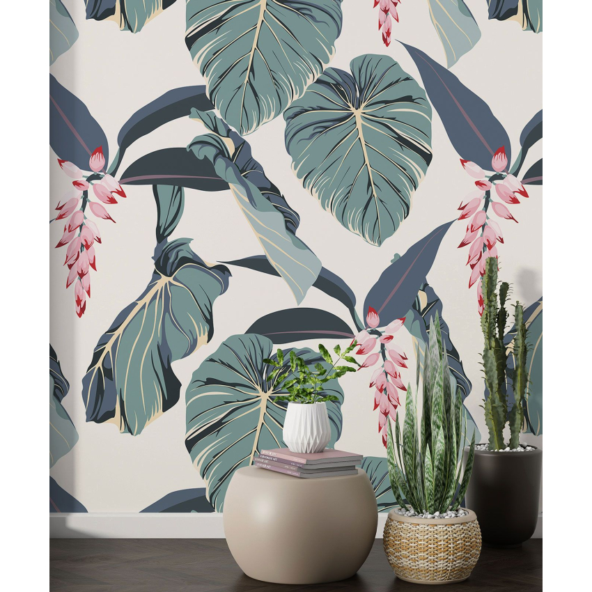 Papier peint motif XL - Motif botanique