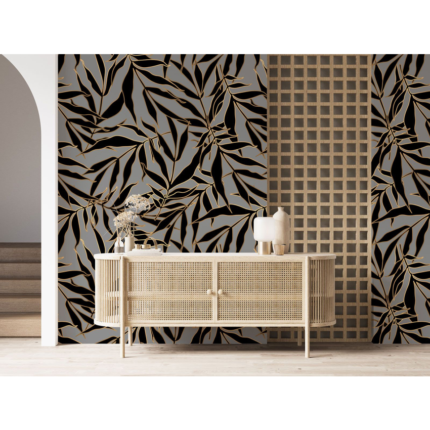 Papier peint motif XL - Motif botanique