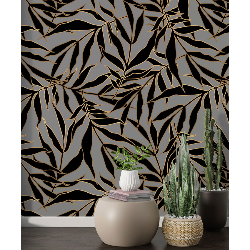 Papier peint motif XL - Motif botanique
