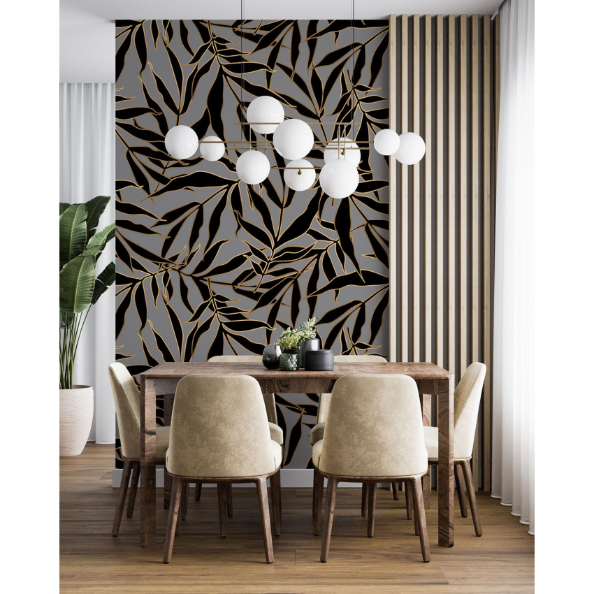 Papier peint motif XL - Motif botanique