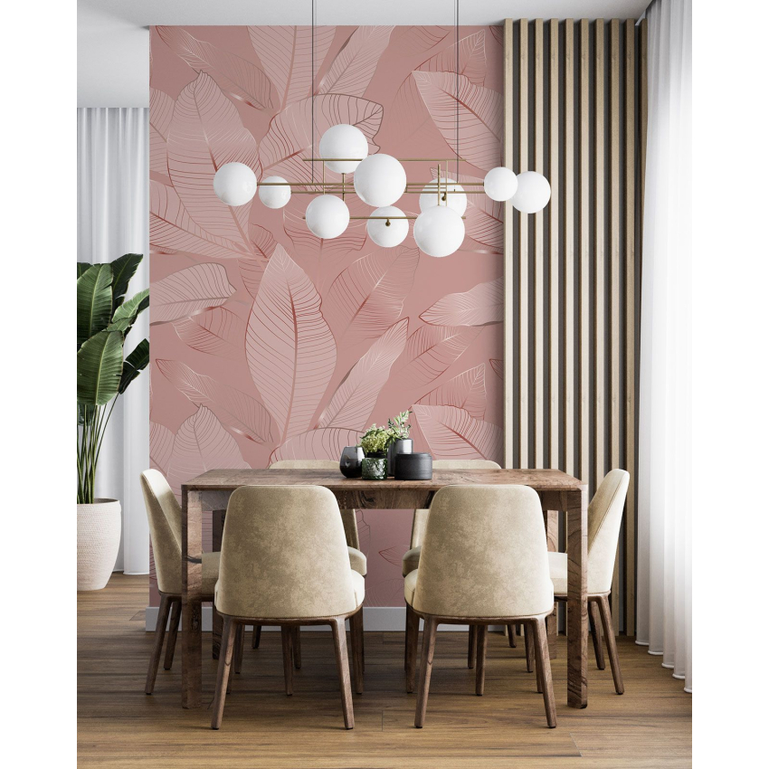 Papier peint motif XL - Motif botanique