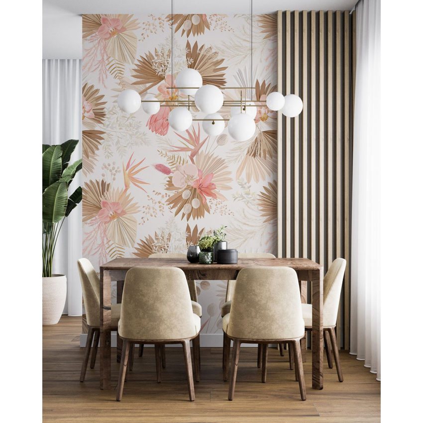 Papier peint motif XL - Motif botanique