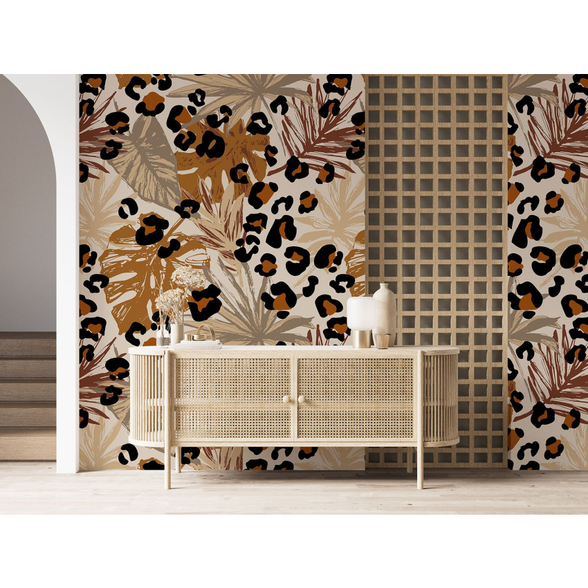 Papier peint motif XL - Motif botanique
