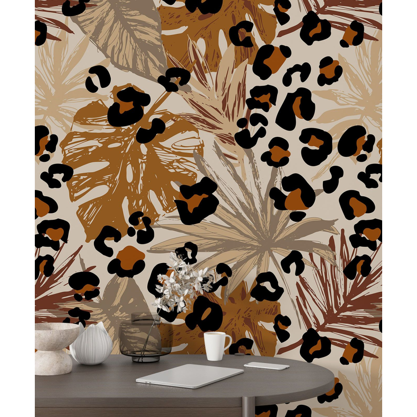 Papier peint motif XL - Motif botanique