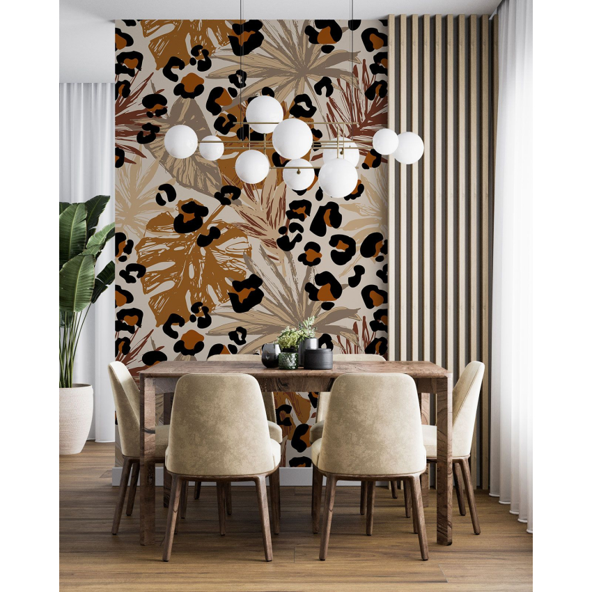 Papier peint motif XL - Motif botanique