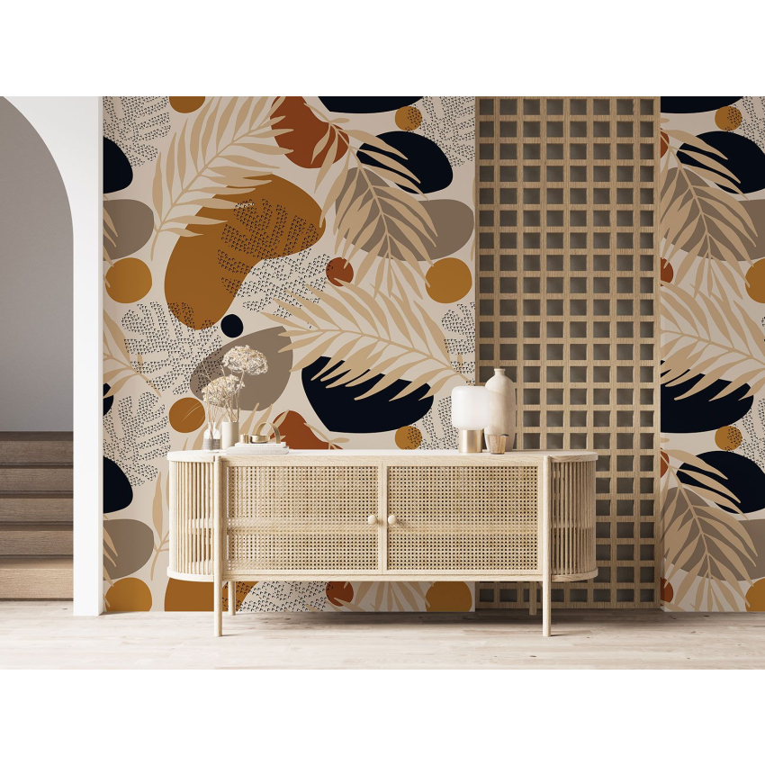 Papier peint motif XL - Motif botanique