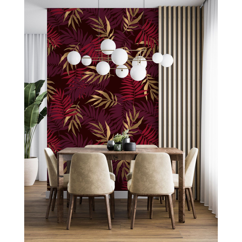 Papier peint motif XL - Motif botanique