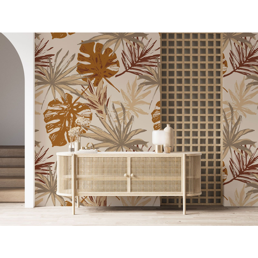 Papier peint motif XL - Motif botanique