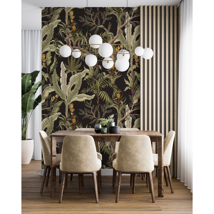 Papier peint motif XL - Motif botanique