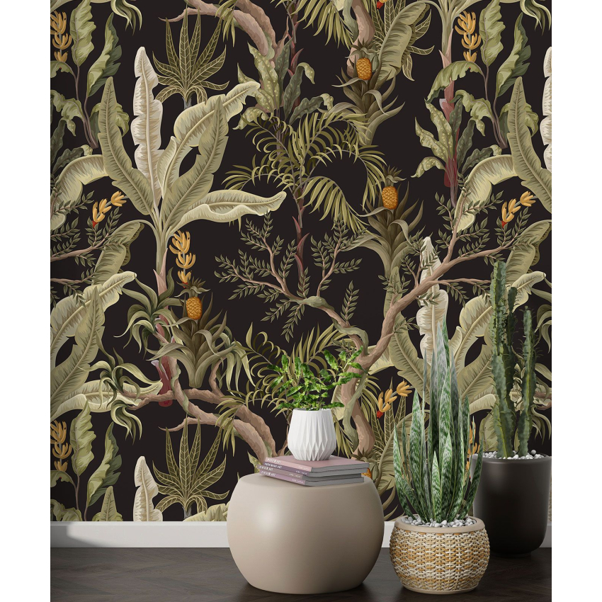 Papier peint motif XL - Motif botanique