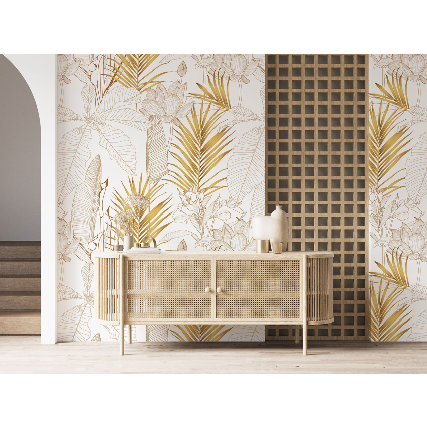 Papier peint motif XL - Motif botanique