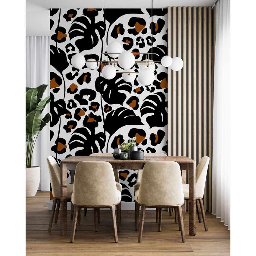 Papier peint motif XL - Motif botanique