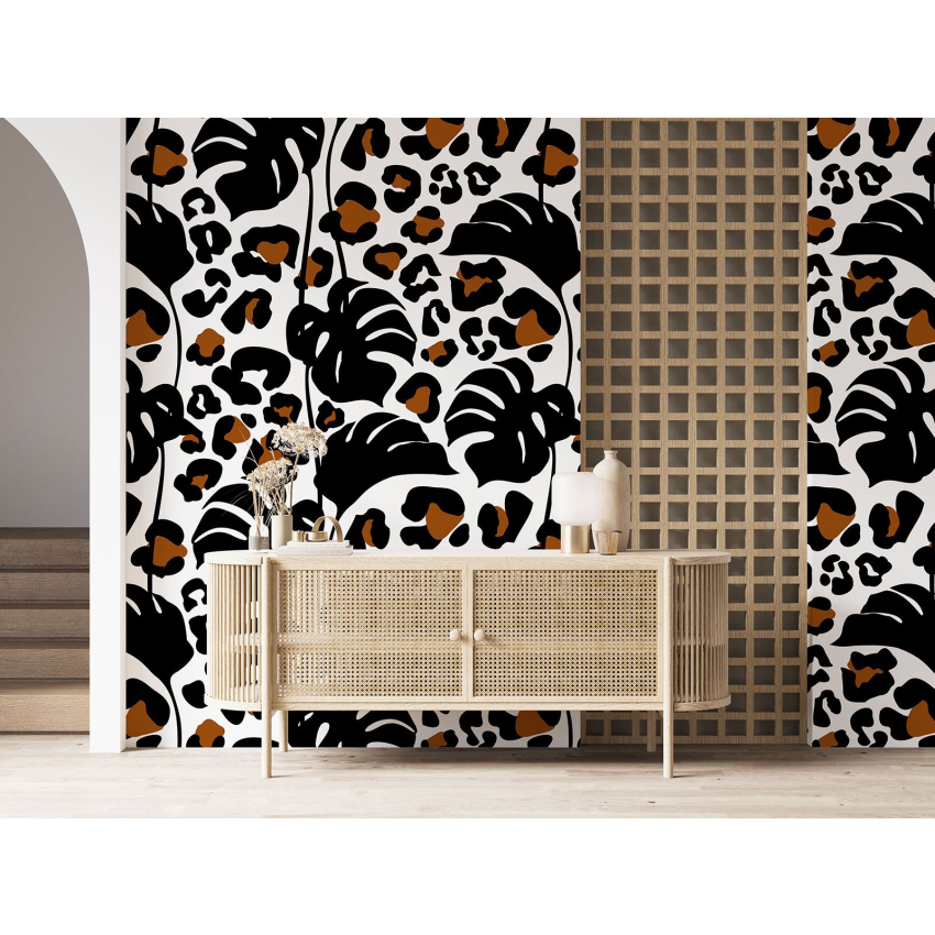 Papier peint motif XL - Motif botanique
