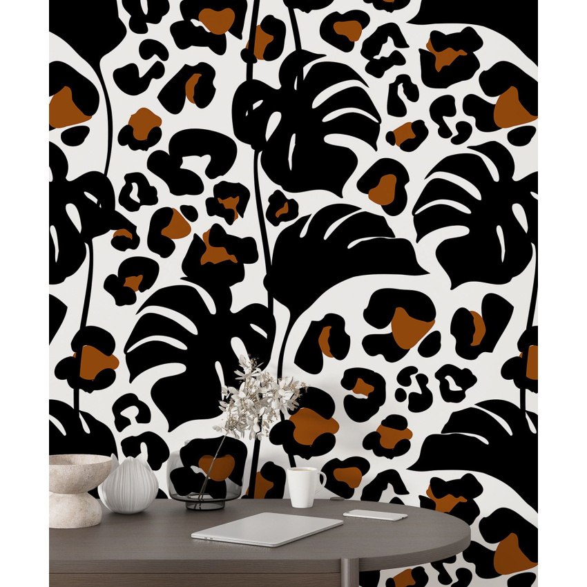 Papier peint motif XL - Motif botanique