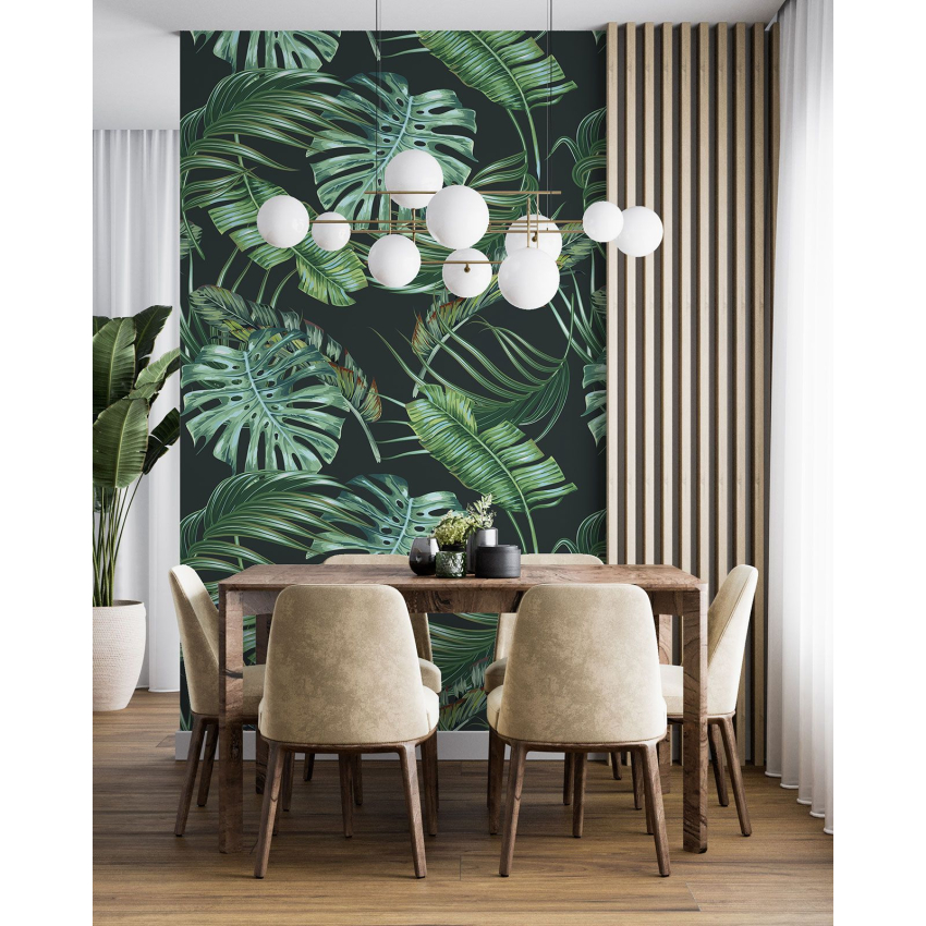 Papier peint motif XL - Motif botanique