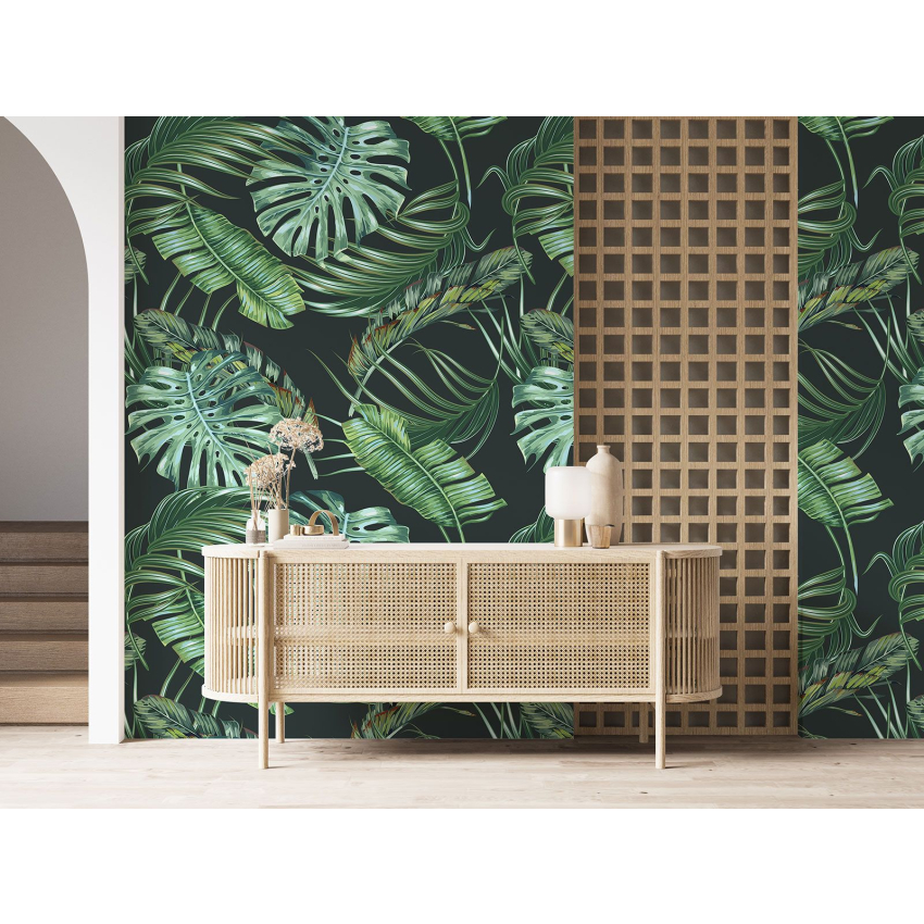 Papier peint motif XL - Motif botanique
