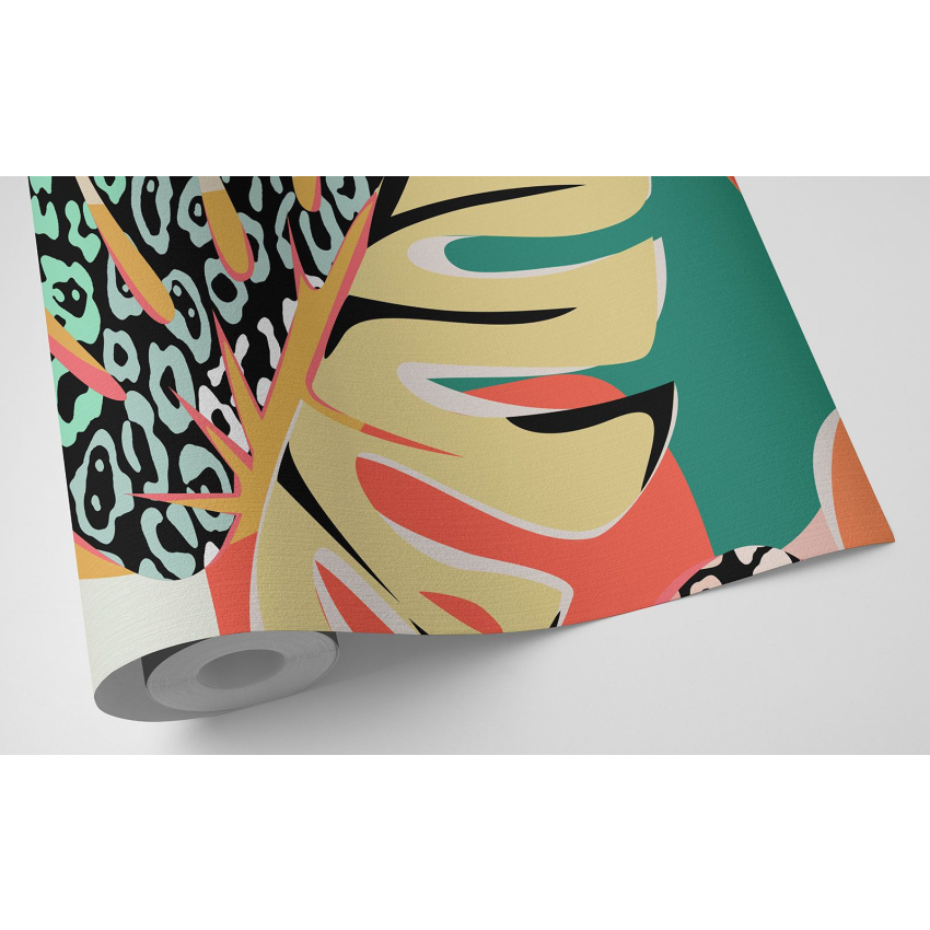 Papier peint motif XL - Motif botanique