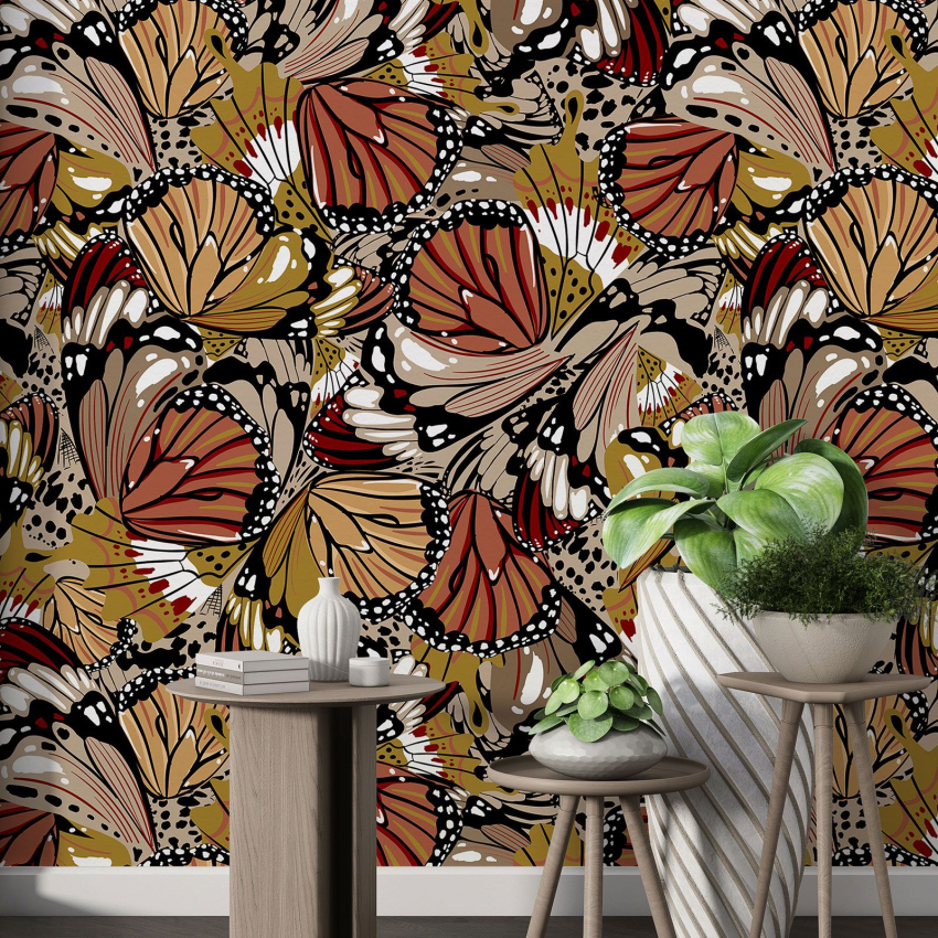 Papier peint motif XL - Motif botanique