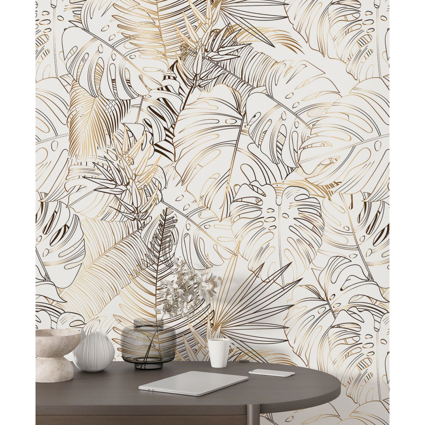Papier peint motif XL - Motif botanique