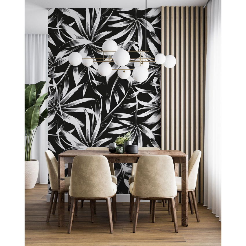 Papier peint motif XL - Motif botanique