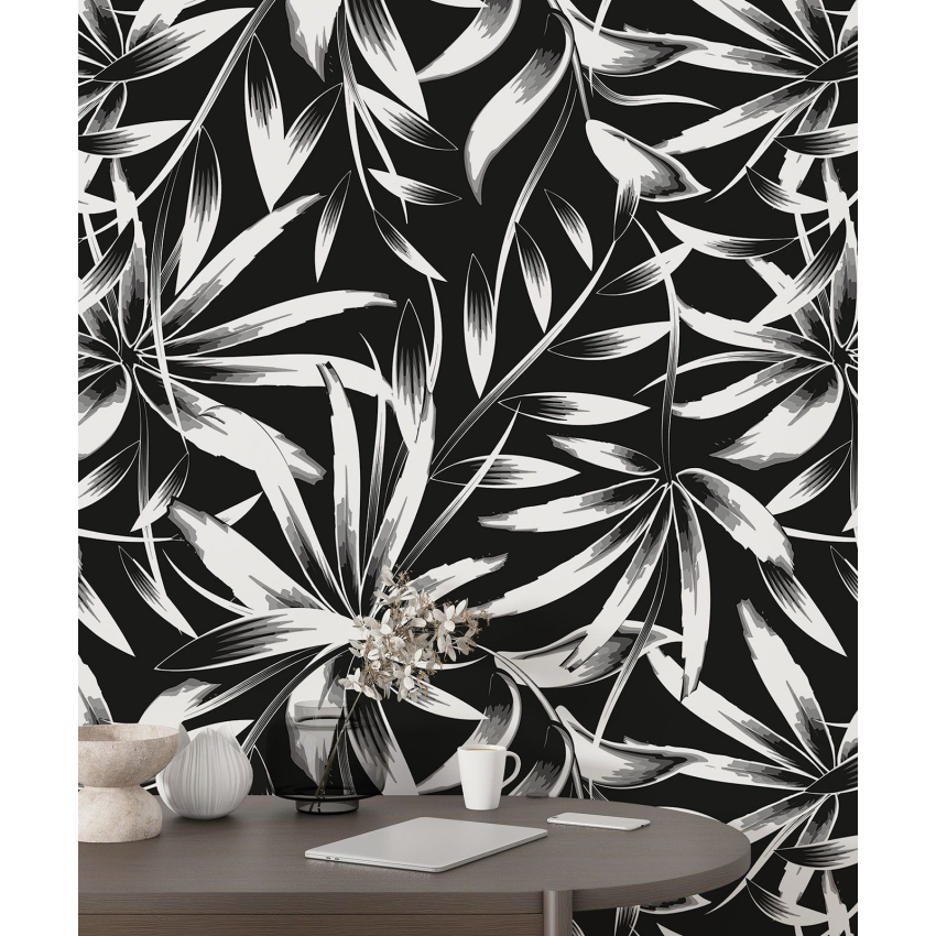 Papier peint motif XL - Motif botanique