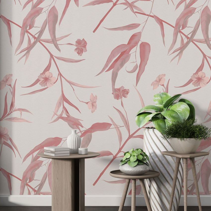 Papier peint motif XL - Motif botanique