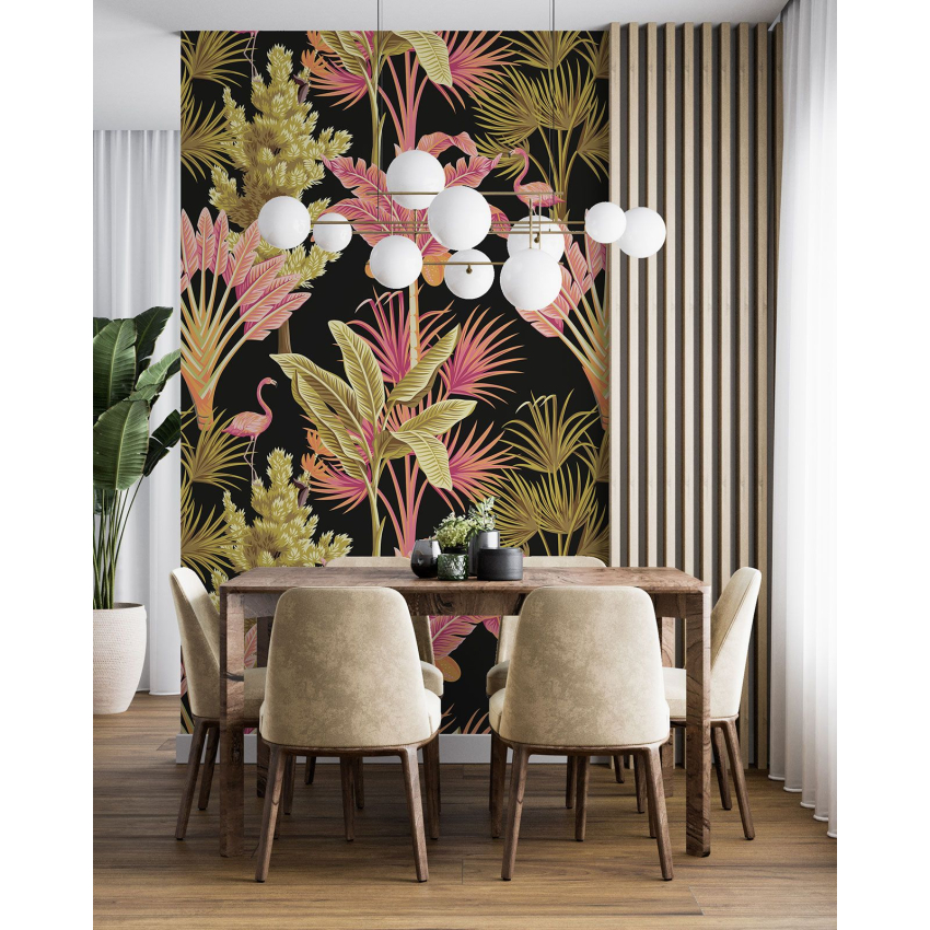 Papier peint motif XL - Motif botanique