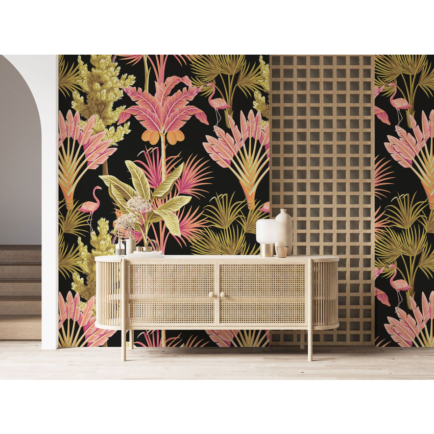 Papier peint motif XL - Motif botanique