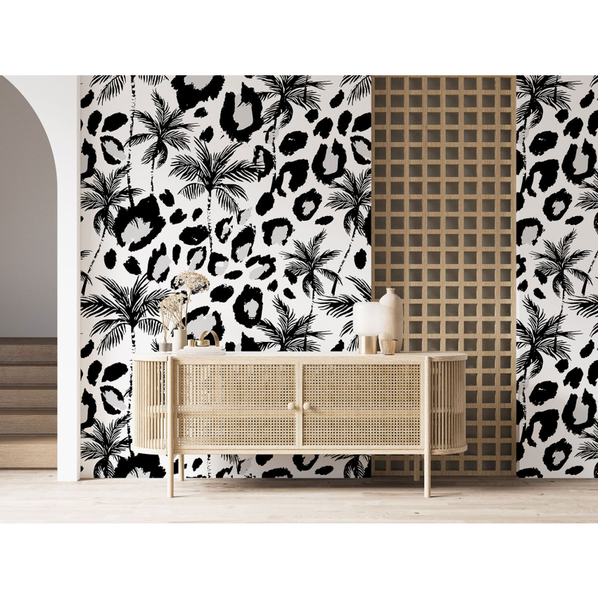 Papier peint motif XL - Motif botanique