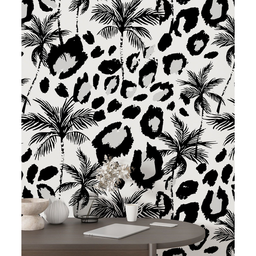 Papier peint motif XL - Motif botanique