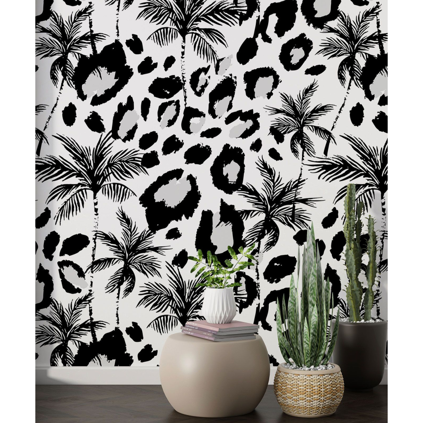 Papier peint motif XL - Motif botanique